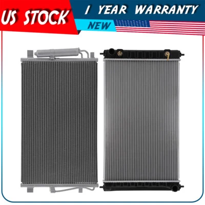 Kit radiador y condensador de aire acondicionado para Nissan Altima 2007 08 09 10 11 12 2013 Foto 1 de 4