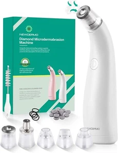 NEWDERMO 2-IN-1 Diamond Microdermabrasion Machine, Electric Blackhead Remover - Picture 1 of 7