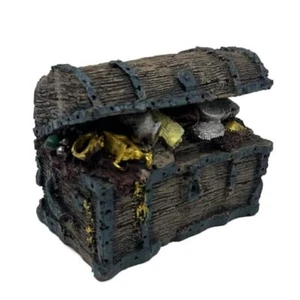 Fish Tank Decorations, Aquarium Decor Treasure Chest Aquarium Ornament for - Picture 1 of 8