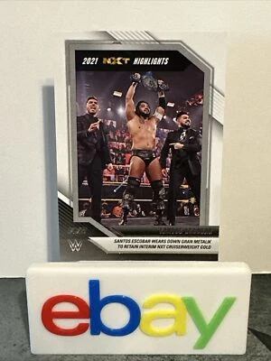 2022 Panini WWE NXT 2.0 Santos Escobar #1 Highlights 1/6/21 - Image 1 of 4