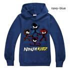 Ninja KIDZ Print Kids Boy Hoodie Long Sleeve Pullovers Hooded Sweatshirt Jumper 