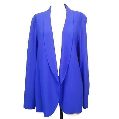 Chaqueta Blazer Escada Open 40 EU M EE. UU. Azul Real Ocasión Especial Traje de Negocios Foto 1 de 4