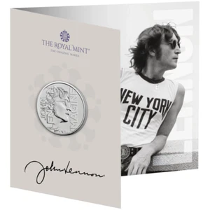 2025 United Kingdom £ 5 Pound BU Coin - Music Legends: John Lennon - Picture 1 of 5