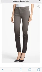 NWT Women Current/Elliott Stiletto Coated Stretch Jeans $178 Size 26 27 - Picture 1 of 8