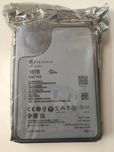 Seagate EXOS X16 16TB Internal Hard Drive 3.5" Enterprise SATA ST16000NM001G - Picture 1 of 2