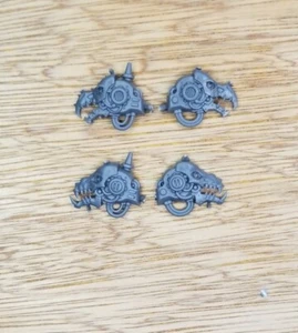 Chaos Knight War Dog Karnivore stalker brigands Heads #2  bits Warhammer 40k - Picture 1 of 1