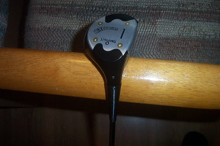 BRAND NEW  Vintage Spalding Executive Graphite head driver steel stiff mens RH - Image 1 of 4