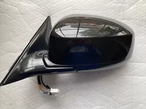 Infiniti FX QX70 S51 Wing Mirror Left Passenger RHD 13 Pin Genuine 4G Black KH3 - Picture 1 of 20