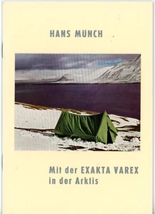 Folleto Ihagee CON LOS EXACTOS VAREX EN EL ÁRTICO de Hans Münch 1963 (4302 - Imagen 1 de 3