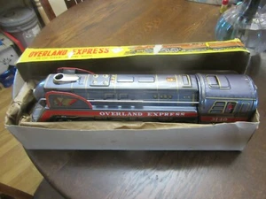 LOCOMOTORA DE JUGUETE "OVERLAND EXPRESS" DE PRINCIPIOS DE LOS AÑOS 50 SUENA Y SILBATO - Imagen 1 de 8