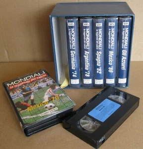 MONDIALI la leggenda del calcio (1989) 6 VHS BOX SET 1ª EDIZIONE 📼 - Foto 1 di 12