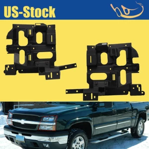 For 2003-07 Chevrolet Silverado 1500 Driver & Passenger Side Headlight Brackets - Picture 1 of 12