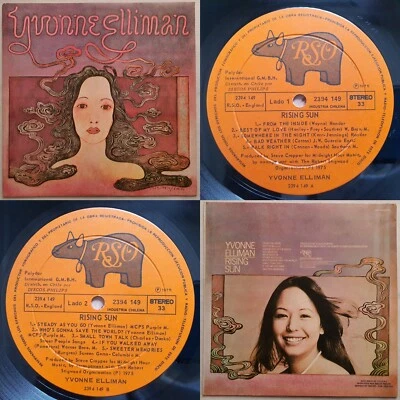 YVONNE ELLIMAN EAGLES RISING SUN 1975 UNIQ PINK-TINTED CVR MEGARARE CHILEAN PRS! - Image 1 of 4