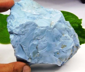 958.30 Ct Natural Blue Opal Uncut Rough Earth Mined Loose CERTIFIED Gemstone - Picture 1 of 5