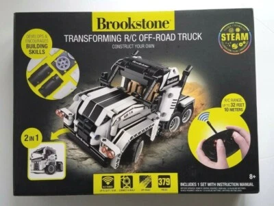 RC Car for Kids 2-in-1 Remote Control Car Kit and Building Set Brookstone DIY - Image 1 of 4