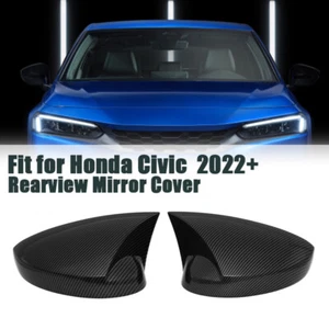 Tapas de cubierta de espejo retrovisor de fibra de carbono estilo OX para Honda 11th Civic 2022-2023 - Imagen 1 de 9