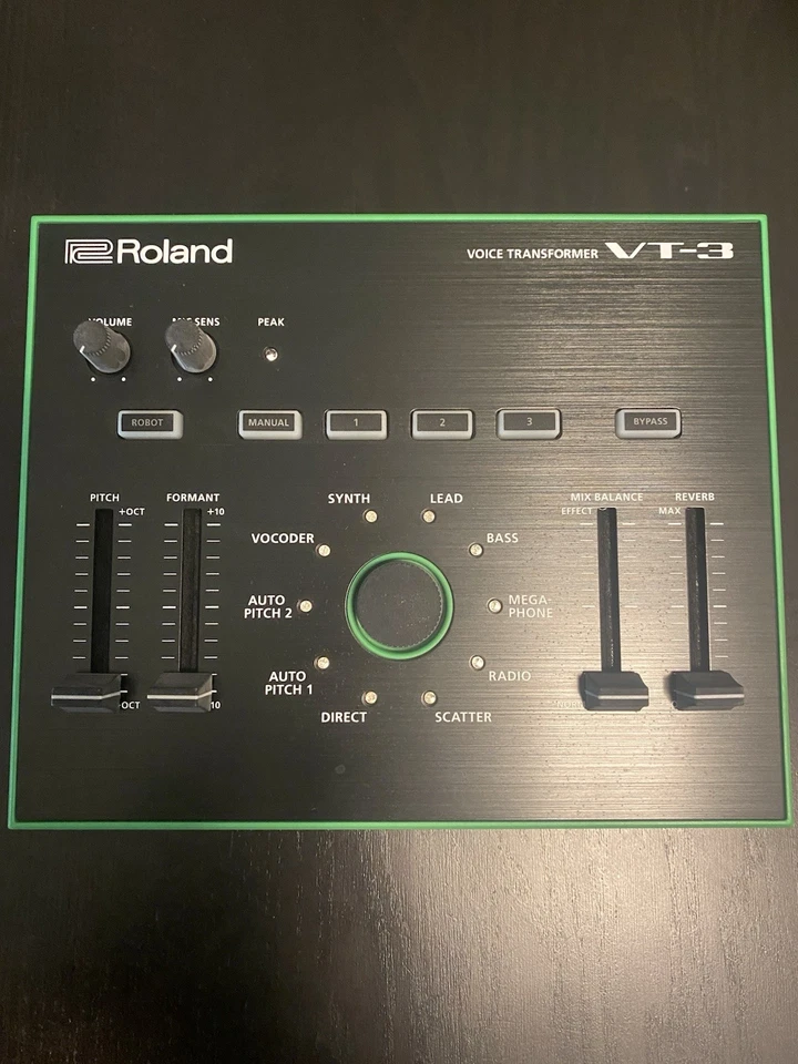 Transformador de voz Roland VT-3 - Procesador de efectos vocales con fuente de alimentación Foto 1 de 4