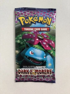Pokemon Black & White Dark Explorers Factory Sealed Booster Pack - English - Picture 1 of 2