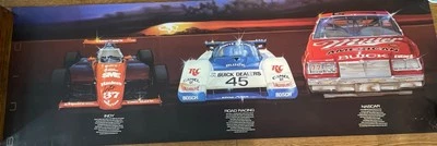 Large Vintage Buick  Poster NASCAR,Indy,road Racing - Image 1 of 4