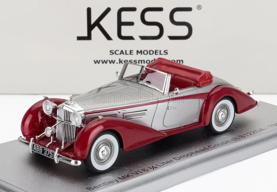 1/43 KESS-MODEL - BENTLEY - MKVI DROPHEAD ch.B122DA COUPE CABRIOLET KE43043060 - Immagine 1 di 1