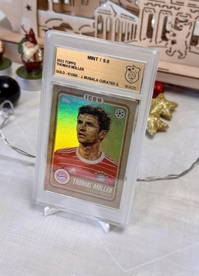 2023 TOPPS JAMAL MUSIALAS CURATED SET THOMAS MÜLLER 1/1 GOLD ICON GSG9 - Bild 1 von 2