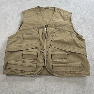 Columbia Sportswear 8 Pocket Performance Fishing Vest Khaki Mens XL Hunting - Image 1 of 4