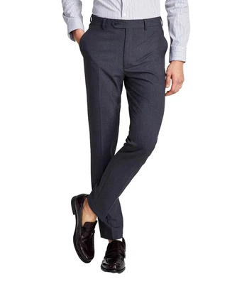 Pantalones de vestir Calvin Klein para hombre talla 36x29 carbón ajuste ajustado elástico infinito Foto 1 de 4