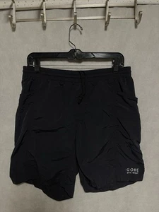 Gore Shorts Men S Black Windstopper Lined Pull On Bike Wear Nylon Cycling Active - Picture 1 of 10