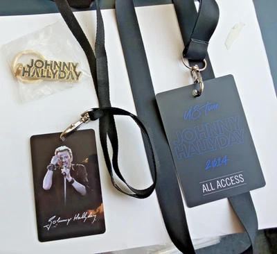 JOHNNY HALLYDAY 2 pas tournée us 2014 & tour 66+ porte clef - Photo 1/4