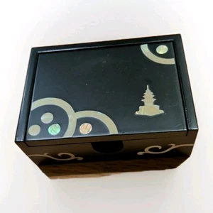 1 artículo Caja de Tarjetas de Visita Coreana Tradicional Najeon Madreperla Laca - Imagen 1 de 4