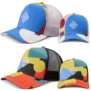 Djinns HFT Trucker Cap Geometric Basecap Kappe Meshcap Djinns Logo Patch Bunt - Picture 1 of 17