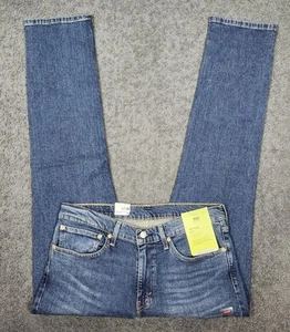 Mens Slim Jeans 34x32 Levi's 511 Blue Performance Stretch Lyocell Spandex Denim - Picture 1 of 10