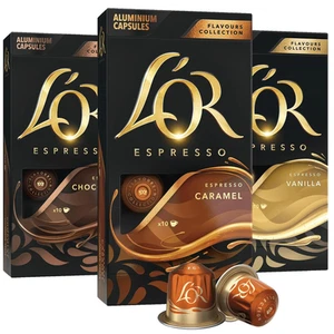 Capsule Espresso, Confezione Varietà 30 Pezzi Vaniglia/Cioccolato/Caramello, Monodose - Foto 1 di 12