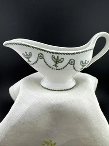 Spode Green Garland Gravy/sauce Boat Porcelain - Picture 1 of 6