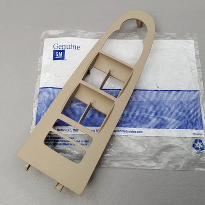 New Genuine GM Cashmere Tan Driver Switch Mount Panel For 07-10 Saturn Outlook - Imagem 1 de 4