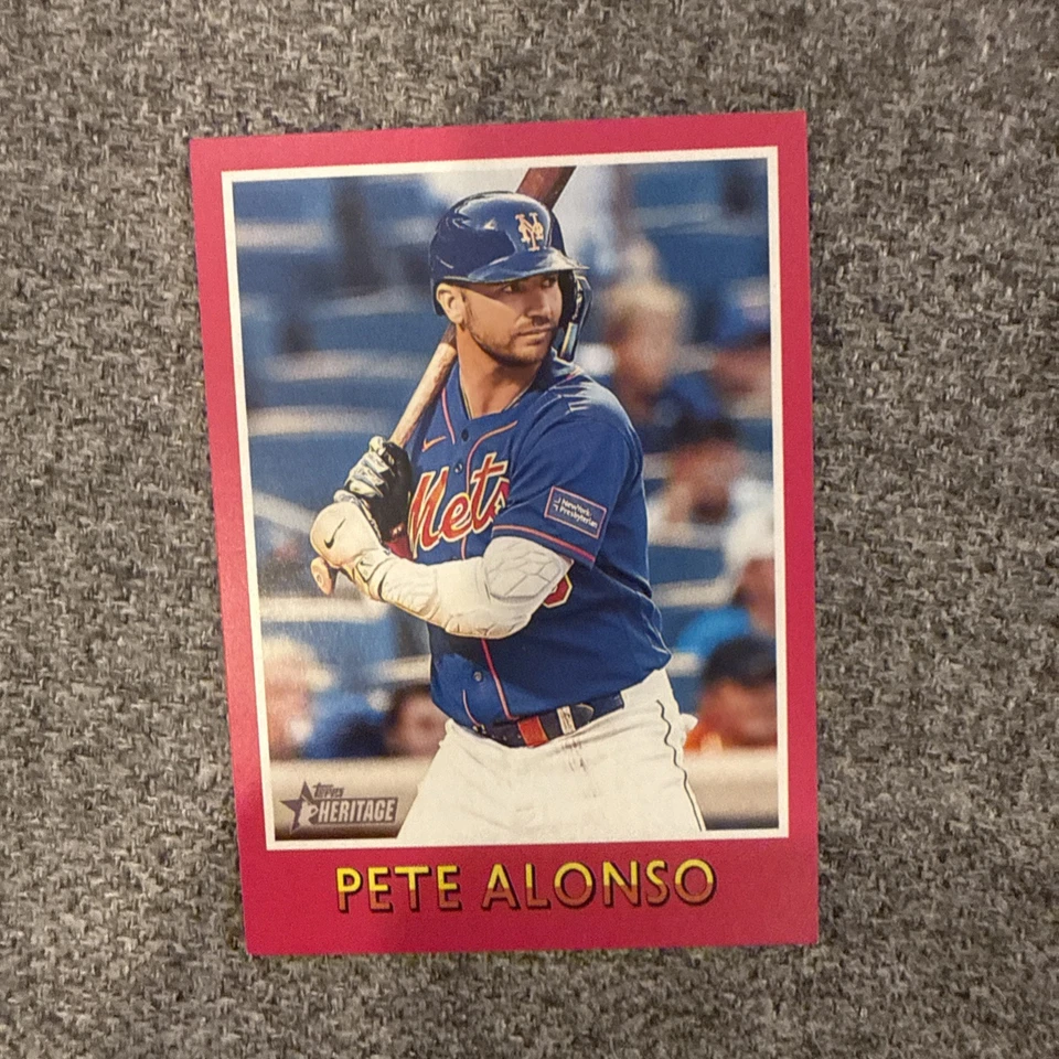 2024 Topps Heritage Baseball Sensations #75BS-11 Pete Alonso - Image 1 of 1