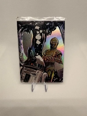 1996  STAR WARS  FOIL CARD - MATRIX 2, C-3PO & R2-D2 - Image 1 of 2