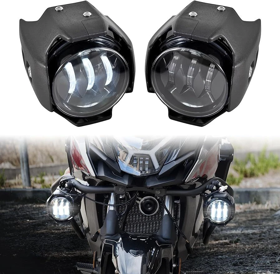 Luz auxiliar LED luz de conducción soporte de luz antiniebla para Kawasaki Versys-X 300 Foto 1 de 4