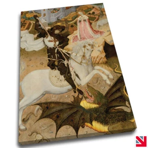Bernat Martorell Saint George and the CANVAS Wall Art Picture Print - Picture 1 of 3