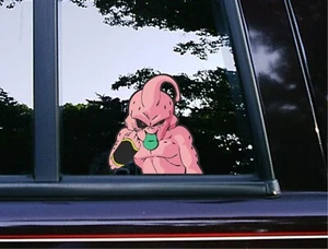 Majin Buu Peeker Peeking Window Vinyl Car Decals Anime Stickers Dragon Ball Z - Bild 1 von 4