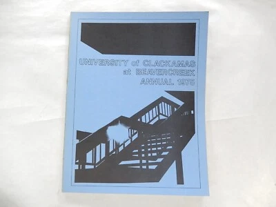Anuario, Universidad de Clackamas en Beavercreek, Oregon, 1975, tapa dura Foto 1 de 4