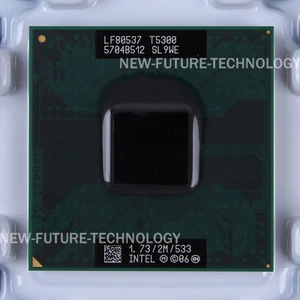 For Intel Core 2 Duo T5300(LF80537GE0302M) 1.73GHz 533MHz Socket M Laptop CPU - Picture 1 of 2