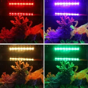 Submersible Aquarium Light Underwater RGB Multicolour LED Lights for Fish Tank - Picture 1 of 11