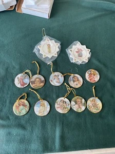 12 Stück Engel Cherub Viktorianischer Weihnachtsschmuck Inspirationen von oben Hummel - Bild 1 von 11