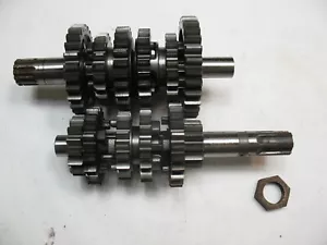 1993 SUZUKI DR250SE DR 250 TRANSMISSION GEAR CLUSTERS GEARBOX GEAR SETS - NICE - Picture 1 of 8