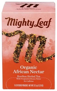 Mighty Leaf Organic African Rooibos Tea Caffeine Free 15 Count Pack - Picture 1 of 8