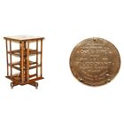 Rare Antique Lord Nelson Hms Foudroyant Revolving Bookcase Table Reclaimed Oak