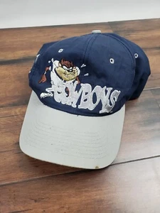De colección 1993 Dallas Cowboys NFL Taz Tasmanian Devil Snap Back Sombrero Talla Única para Todos - Imagen 1 de 7