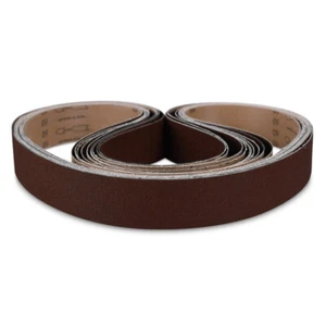 2" x 60" Inch 60 Grit A/O Metal & Wood Sanding Belts Medium Coarseness - 10 PACK - Picture 1 of 5