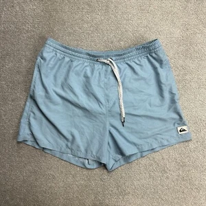 QUIKSILVER Herren Badehose Badeshorts Gr. XL Retro Beach Shorts Logo 3016 Blau - Bild 1 von 8